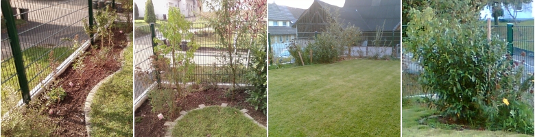 nach der Gartenumgestaltung durch Gartengestaltung Stoll in Karlsruhe